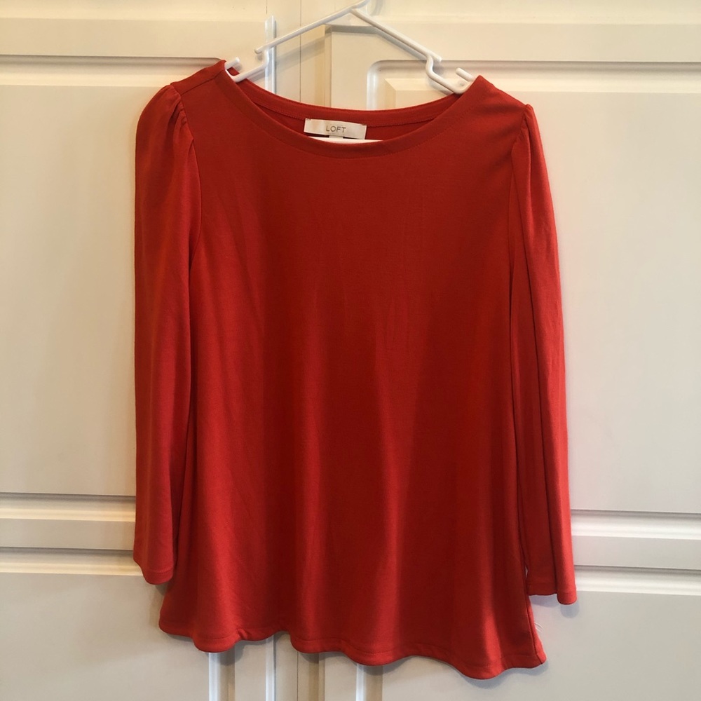 Plain 3/4 sleeve length shirt